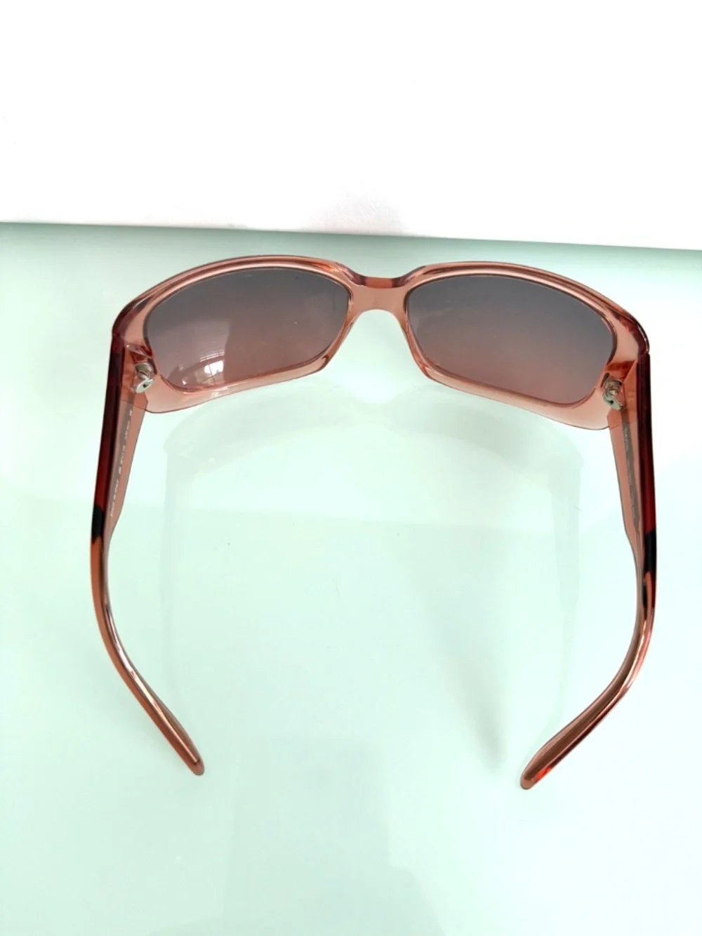 Vintage Hugo Boss Y2K Pink Rose Gold Sunglasses HB11892 62-16 EUC Italy